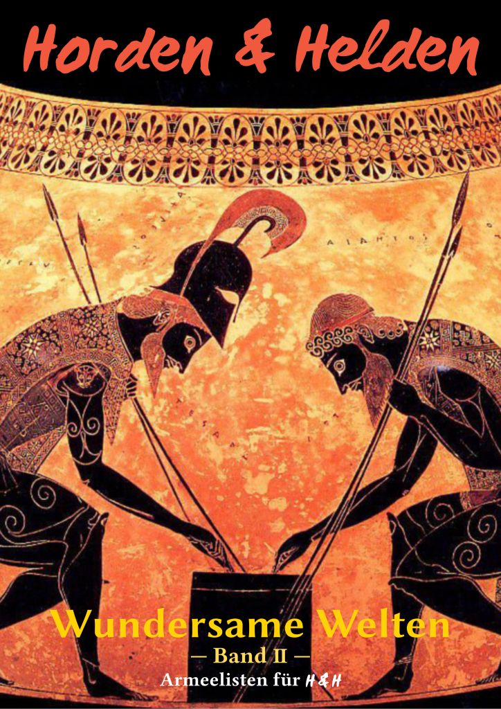 Cover des Armeelistenbuches "Wundersame Welten Band 2"